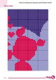 Romantic Couple Tapestry Crochet Pattern: Sweet Love Silhouette Wall Hanging (PDF Pattern 80x120 Stitches)