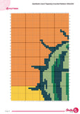Cacti Tapestry Crochet Pattern: Potted Plant Wall Hanging (PDF Download 100x150 Stitches)