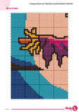 Scarecrow Tapestry Crochet Pattern: Halloween Farmhouse Wall Hanging (PDF Pattern)