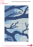Autumn Landscape Tapestry Crochet Pattern: Wall Hanging (Digital PDF Download 100x160 Stitches)