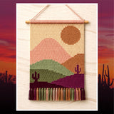 Desert Cactus Crochet Tapestry Pattern: Boho Wall Art (PDF Pattern)