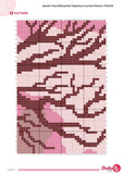 Tree Silhouette Tapestry Crochet Pattern: Rustic Wall Hanging (PDF Download 70x120 Stitches)