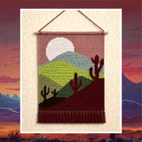 Desert Sunset Tapestry Crochet Pattern: Southwestern Wall Hanging (PDF Pattern 80x120 Stitches)