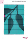 Tapestry Crochet Pattern: Sunset Mountain Wall Hanging (PDF Download 80x120 Stitches)