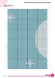Mystic Moon Crochet Tapestry Pattern 120x180 Stitches | Celestial Boho Wall Hanging PDF Crochet Pattern