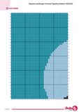 Landscape Crochet Tapestry Pattern: Boho Moon & Mountains (PDF Pattern)