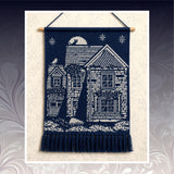 Vintage House Tapestry Crochet Pattern: Charming Home Wall Hanging (Digital PDF Download 160x200 Stitches)