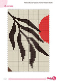 Sunset Tapestry Crochet Pattern: Botanical Wall Hanging (PDF Pattern)
