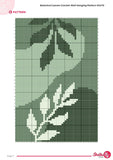 Botanical Leaves Tapestry Crochet Pattern: Boho Wall Hanging (PDF Pattern 50x75 Stitches)