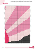Radiant Pink Sunset Lake Tapestry Crochet Pattern 80x120 Stitches PDF
