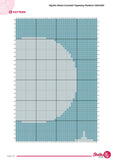 Mystic Moon Crochet Tapestry Pattern 120x180 Stitches | Celestial Boho Wall Hanging PDF Crochet Pattern