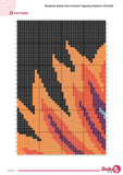 Betta Fish Crochet Tapestry Pattern: Aquarium Wall Hanging (PDF Download 120x180 Stitches)