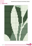 Leaf Tapestry Crochet Pattern: Emerald Forest Wall Hanging (PDF Pattern 130x200 Stitches)