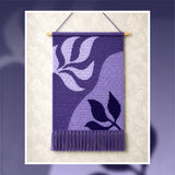 Abstract Leaf Tapestry Crochet Pattern: Wall Hanging PDF (130x200 Stitches)