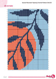 Sunset Mountain Tapestry Crochet Pattern: Modern Botanical Wall Hanging (PDF)