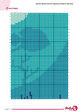 Ocean Reef Crochet Tapestry Pattern | Seahorse, Coral (80x120 Stitches PDF Pattern)