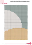 Abstract Desert Tapestry Crochet Pattern: Wall Hanging PDF (120x180 Stitches Digital Download)