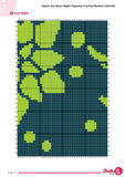 Mystic Koi Moon Night Tapestry Crochet Pattern 120x180 Stitches