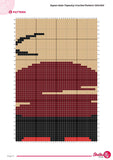 Japan Gate Tapestry Crochet Pattern: Wall Hanging (Digital Download, 120x160 Stitches)