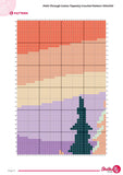 Forest Tapestry Crochet Pattern: Sunset Wall Hanging (100x150 Stitches PDF)