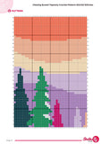 Chasing Sunset Crochet Pattern: Winter Forest Tapestry (80x120 Stitches PDF)