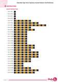 Tiger Face Tapestry Crochet Pattern: Nursery Wall Art (PDF Pattern 75x75 Stitches)