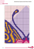 Butterfly Rose Tapestry Crochet Pattern: Boho Wall Hanging (PDF Pattern 150x150 Stitches)