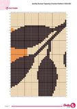 Tapestry Crochet Pattern: Earthy Sunset Mountain Wall Hanging (PDF Pattern 100x150 Stitches)