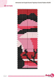 Cat Couple Sunset Tapestry Crochet Pattern: Romantic Wall Hanging (60x90  Stitches PDF)