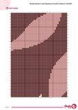 Leaf Tapestry Crochet Pattern: Rustic Brown Botanical Wall Hanging (PDF Pattern 110x160 Stitches)