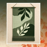 Botanical Leaves Tapestry Crochet Pattern: Boho Wall Hanging (PDF Pattern 50x75 Stitches)