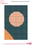 Desert Sunset Crochet Tapestry Pattern: Boho Cactus Wall Hanging (PDF Pattern)