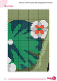 Koi Pond Crochet Tapestry Pattern | Fish Wall Art (90x120 Stitches PDF Pattern)