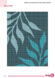 Leaf Tapestry Crochet Pattern: Botanical Wall Hanging (90x120 Stitches PDF)