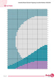 Desert Sunset Tapestry Crochet Pattern: Boho Wall Hanging (PDF Download 100x150 Stitches)