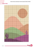 Desert Cactus Crochet Tapestry Pattern: Boho Wall Art (PDF Pattern)