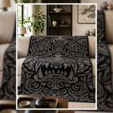 Chinese Lion Tapestry Crochet Blanket Pattern (PDF 160x280 Stitches)