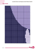 Lavender Leaf Tapestry Crochet Pattern: Botanical Wall Hanging (80x120 Stitches PDF)