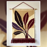 Bold Abstract Leaf Tapestry Crochet Pattern 90x120 Stitches PDF