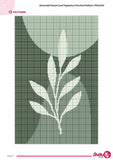 Leaf Tapestry Crochet Pattern: Emerald Forest Wall Hanging (PDF Pattern 130x200 Stitches)
