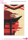 Torii Gate Tapestry Crochet Pattern: Japanese Sunset Wall Art (PDF Download 80x100  Stitches Chart)