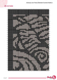 Chinese Lion Tapestry Crochet Blanket Pattern (PDF 160x280 Stitches)