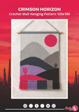 Crochet Wall Hanging Pattern: Desert Sunset Tapestry (PDF Pattern)