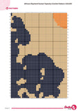 Elephant Sunset Tapestry Crochet Pattern: Safari Wall Hanging (PDF Pattern 120x160 Stitches)