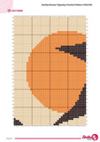 Tapestry Crochet Pattern: Earthy Sunset Mountain Wall Hanging (PDF Pattern 100x150 Stitches)