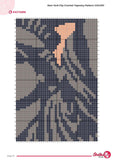 NYC Crochet Tapestry Pattern: Statue of Liberty, Skyline Wall Hanging (PDF Pattern)