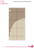 Tapestry Crochet Pattern: Earth Tone Leaves Boho Wall Hanging (PDF Pattern 50x75 Stitches)