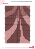 Terracotta Leaves Crochet Wall Hanging Pattern: Boho Tapestry eBook (PDF Pattern 130x200 Stitches)