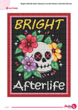 Skull Tapestry Crochet Pattern: Dia de los Muertos Inspired Wall Art (PDF Pattern 120x160Sts)
