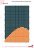 Desert Sunset Crochet Tapestry Pattern: Boho Cactus Wall Hanging (PDF Pattern)